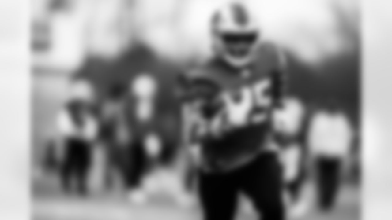 Detroit Lions running back Godwin Igwebuike (35) during Lions practice at the Training Facility in Allen Park, MI on December 30, 2021. (Jeff Nguyen/Detroit Lions)