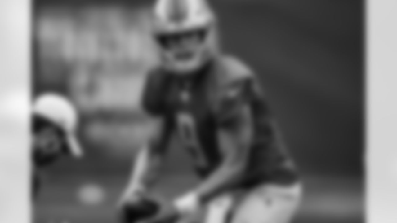 Detroit Lions quarterback Matthew Stafford (9) during training camp practice at the Training Facility in Allen Park, MI on September 10, 2020. (Josh Mandujano/Detroit Lions)
