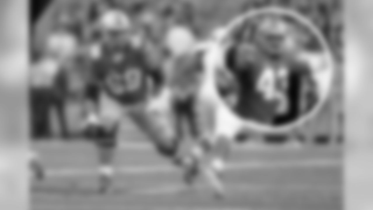 Lions OT Taylor Decker (left) and Chiefs LB Darron Lee (right) were part of the 2014 Ohio State team that won the National Championship.