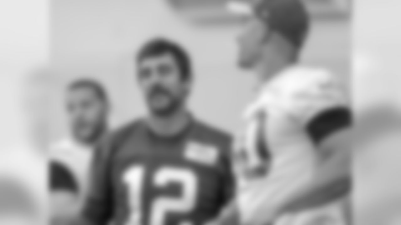 Green Bay Packers take part in the off-season program on Monday, April 8, 2019