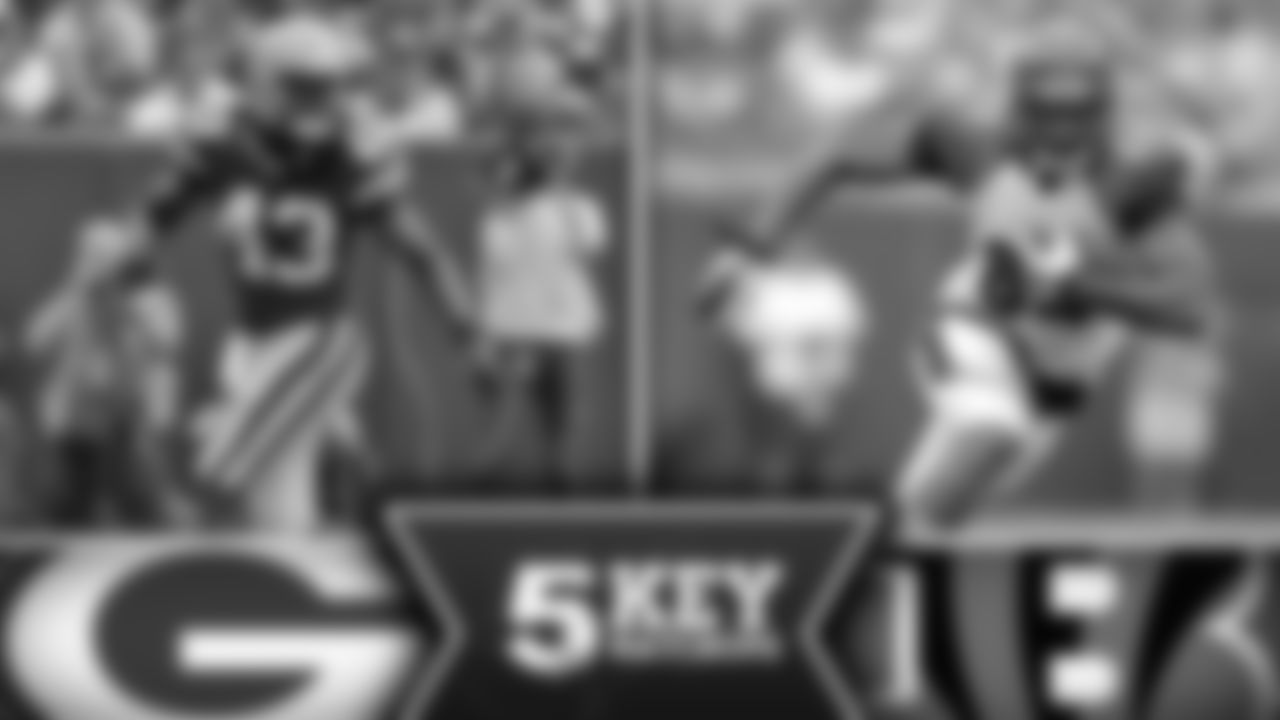 Jermaine Gresham and Tyler Eifert are 6-5 and 6-6 respectively, and it's with those tall and talented pass catchers that the Bengals stretch the field down the deep seams. The Bengals have no doubt watched the 49ers tape and are prepared to test the Packers safeties deep, especially if Morgan Burnett is unable to play.