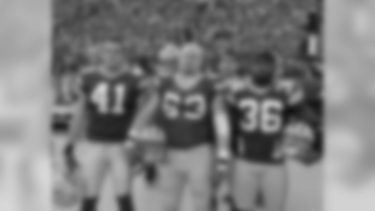 Team Captains Spencer Havner, Scott Wells, Nick Collins