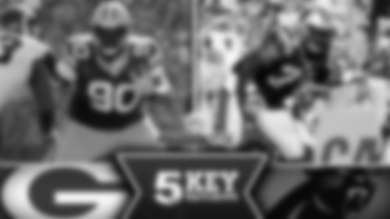 B.J. Raji vs. Fernando Velasco – Carolina is ranked No. 1 in the league in rushing, and stopping Jonathan Stewart between the tackles will start with Raji winning his matchup with the Panthers' veteran backup center, who has been filling in for an injured Ryan Kalil.