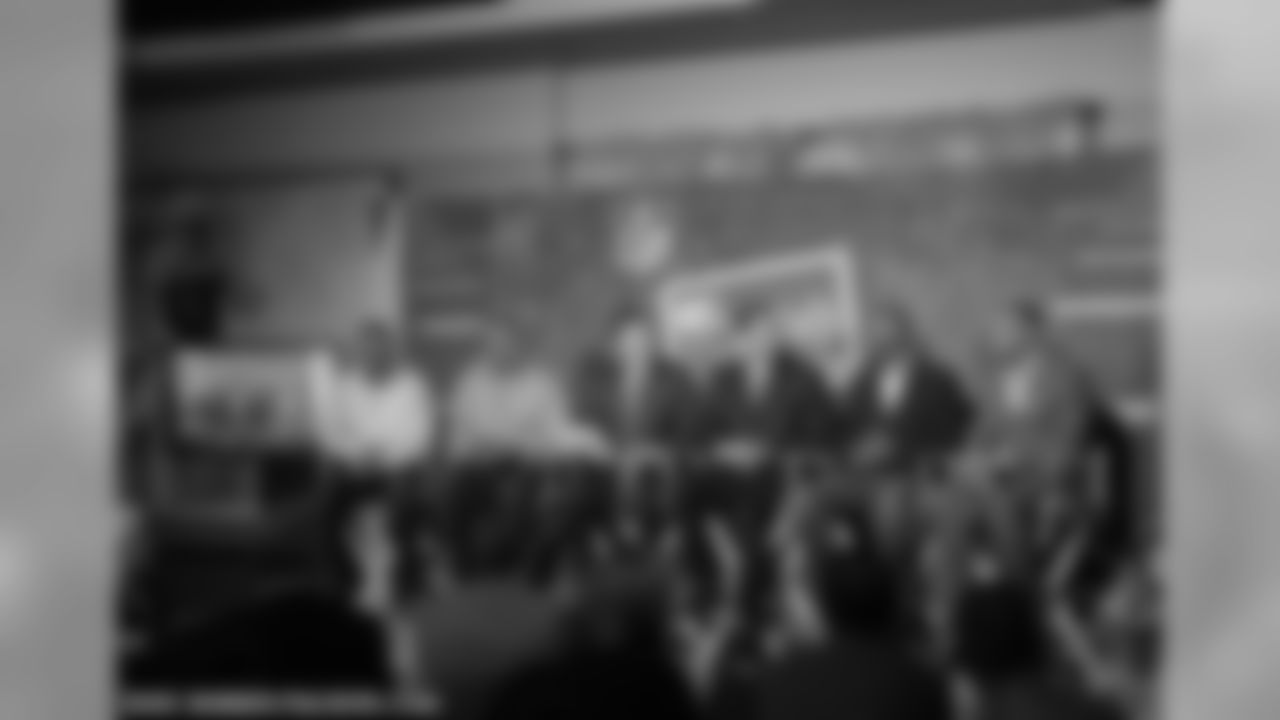Antonio Freeman, Dorsey Levens, John Seibel, David Amber, Robert Brooks and Robert Griffith
