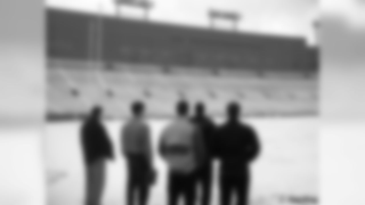 Brewers Players Tour Lambeau Field