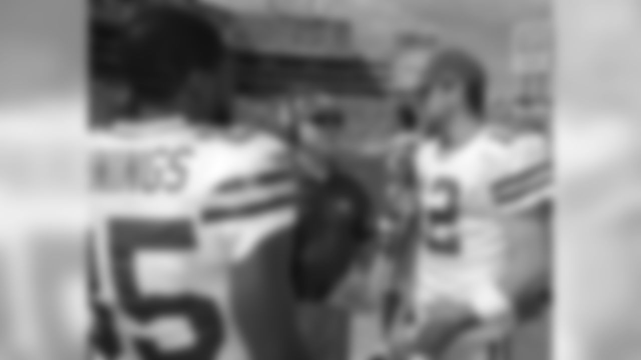 Greg Jennings, Jimmy Robinson and Aaron Rodgers