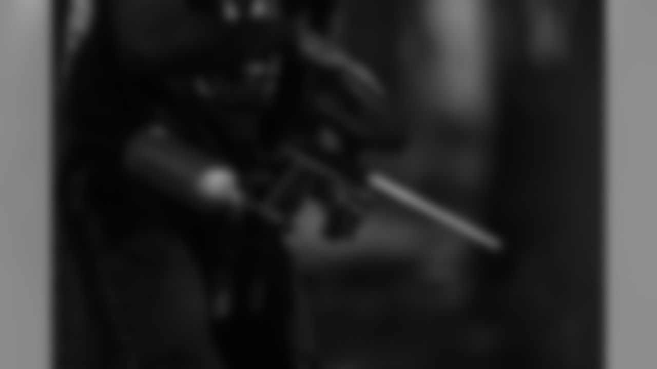 Green Bay Packers go paintballing in Suamico on Thursday, June 13, 2019.