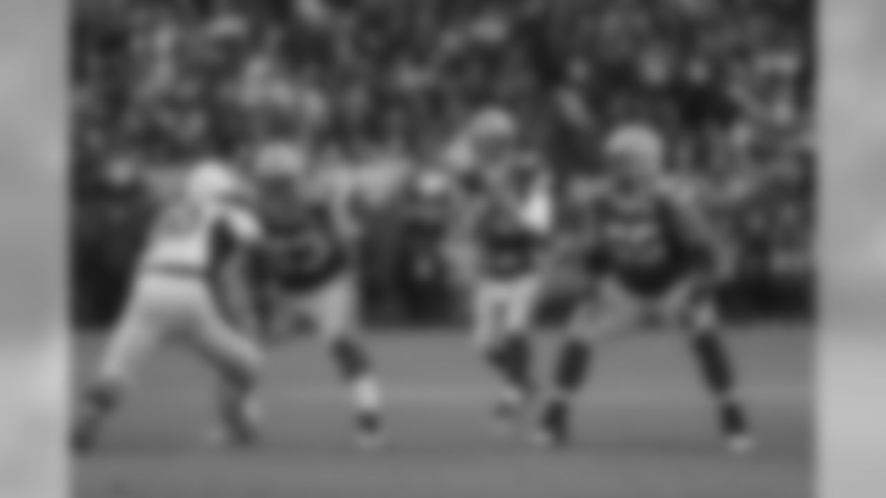 Green Bay Packers against the Arizona Cardinals during Sunday's game at Lambeau Field.