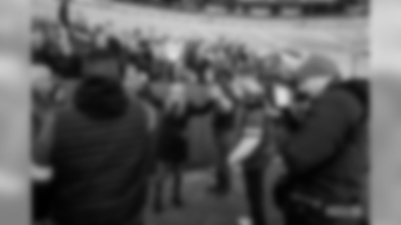 29 Packers fans attempt a Lambeau Leap at Lambeau Field on Saturday, Feb.29.