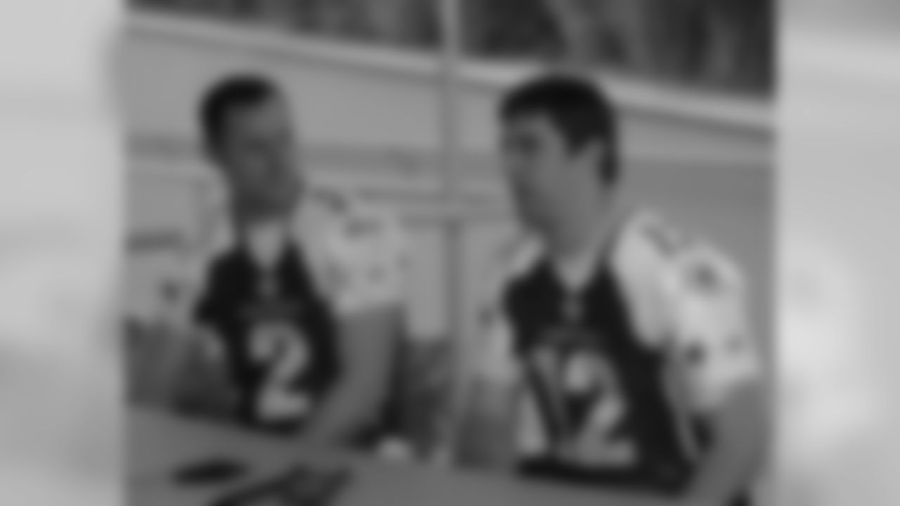 Eagles kicker David Akers and Aaron Rodgers