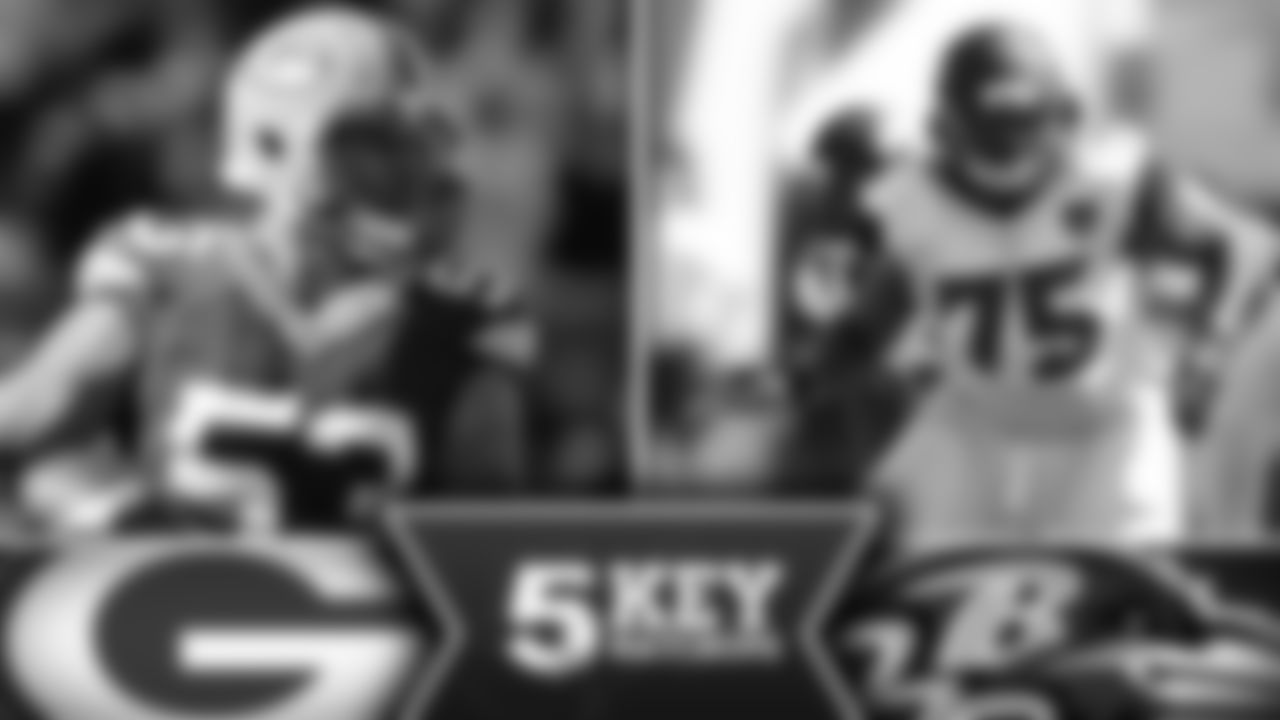 They'll be new to each other, as well as being new to their roles. Perry is expected to replace Clay Matthews at right outside linebacker. Monroe was acquired in a trade to play left tackle and protect Flacco's blind side. Keep your eyes on this matchup. Perry's performance will determine to what extent the Packers will or won't miss Matthews.