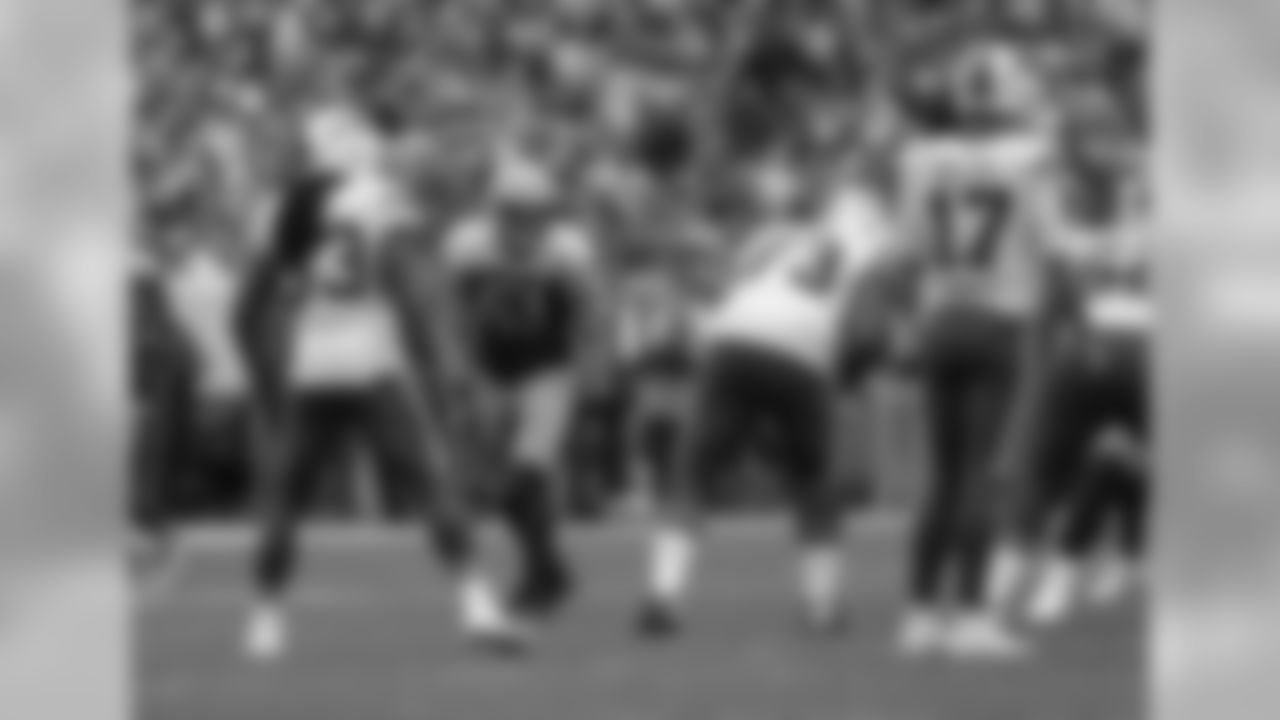 Green Bay Packers against the Buffalo Bills during Sunday's game at Lambeau Field.