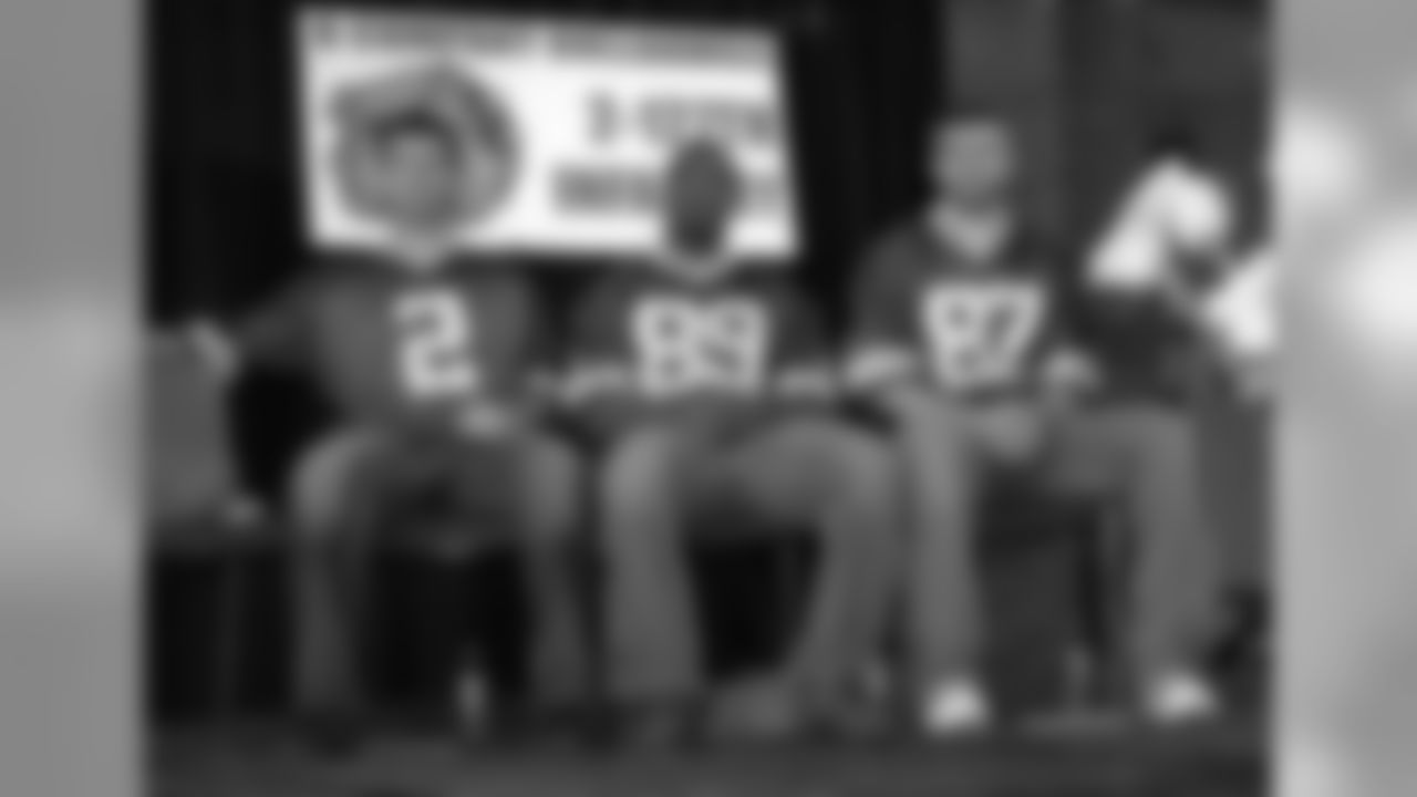 Mason Crosby, James Jones and Jordy Nelson