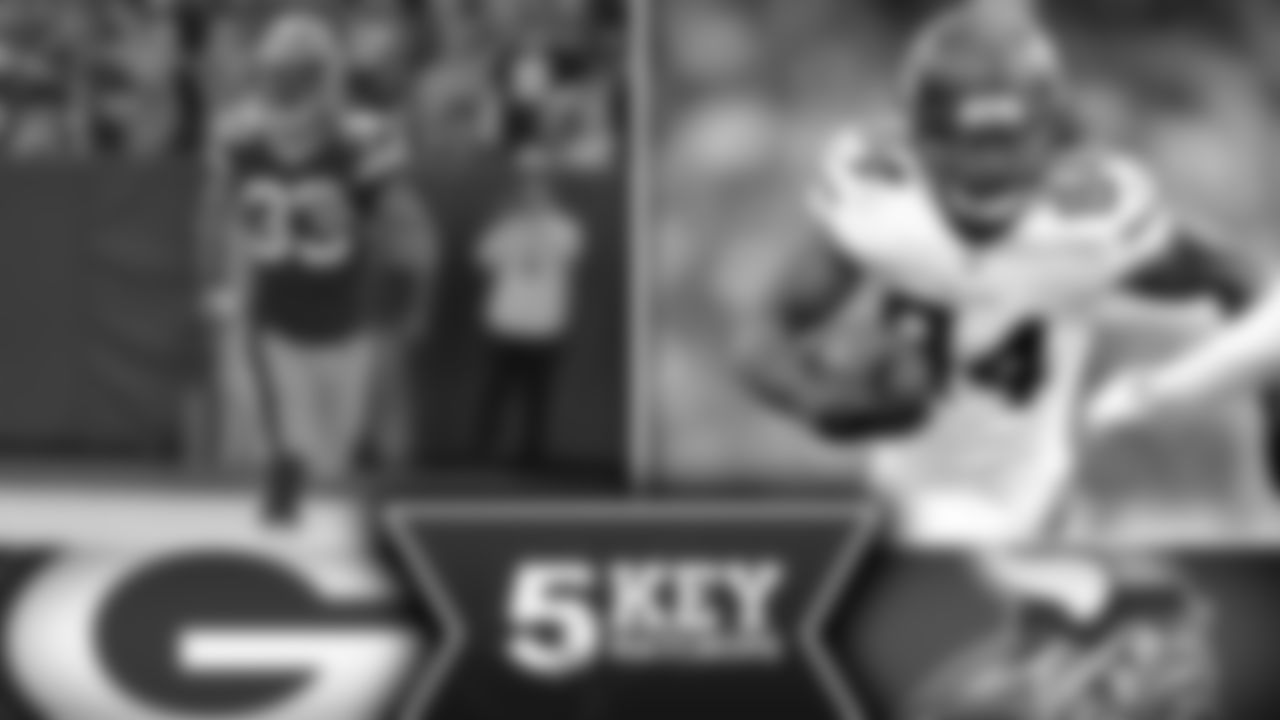 Patterson is arguably the most physically gifted wide receiver to play in a Vikings uniform since Randy Moss, and the rookie is turning dividends as a kickoff returner. He's averaging 36.5 yards per return and he's already taken one back 105 yards for a touchdown. Meanwhile, Packers coverage teams are struggling through a rash of injuries that have introduced a lot of new faces to those coverage teams. Patterson and punt returner Marcus Sherels will be a challenge for the Packers.