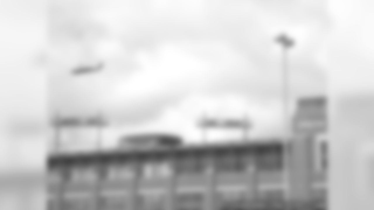 Marine One Hovers Over Lambeau Field