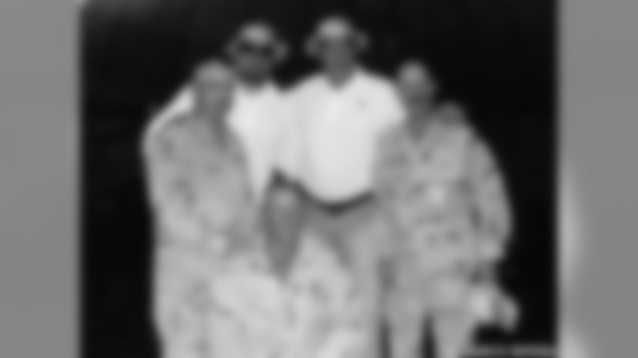 Rivera Visits Troops In Middle East