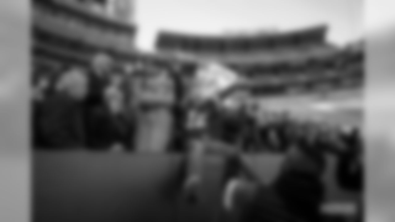 29 Packers fans attempt a Lambeau Leap at Lambeau Field on Saturday, Feb.29.