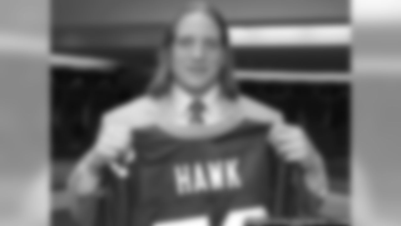 A.J. Hawk Visits Lambeau Field