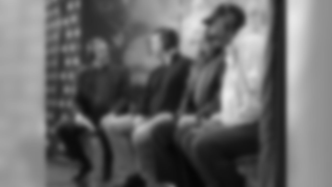 Larry McCarren, Mark Chmura, Greg Koch and Marv Fleming