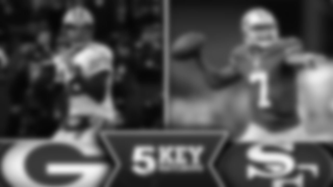 So much attention has been dedicated to Kaepernick the runner, that Kaepernick the passer has been ignored. What can't be ignored is that Kaepernick's 91.2 passer rating nearly equaled Rodgers' 91.5 in last January's playoff game, and that's not the formula for victory for the Packers. The Packers win when Rodgers claims a decided passer-rating victory over the opponent's quarterback.
