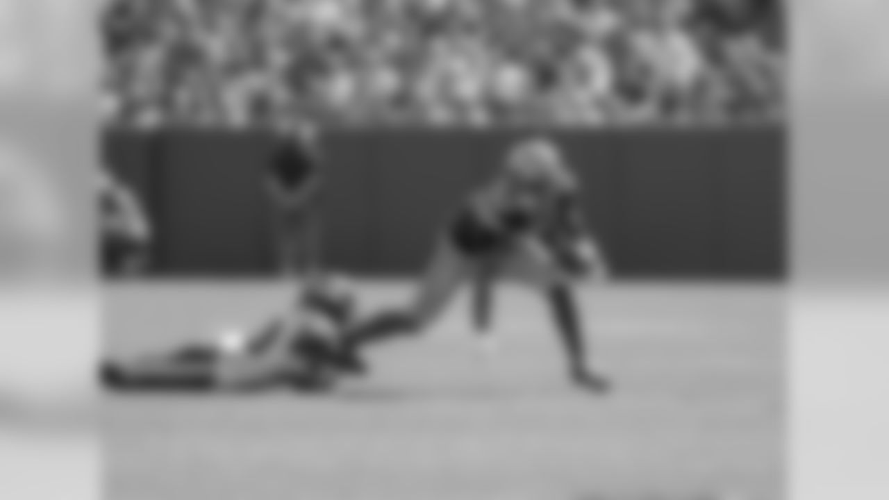 Green Bay Packers against the Minnesota Vikings during Sunday's game at Lambeau Field.