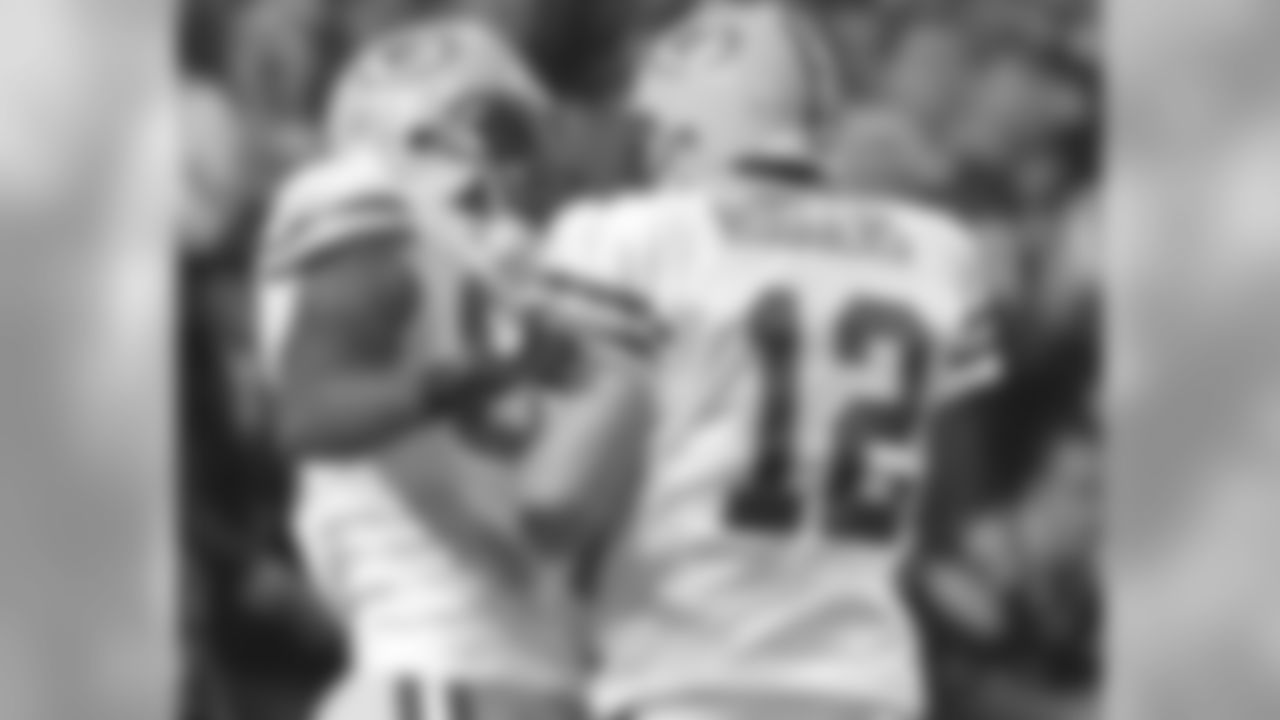 Jermichael Finley and Aaron Rodgers