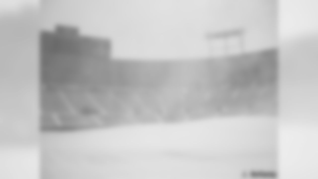 Lambeau Field Prepped For Snowmobile Event