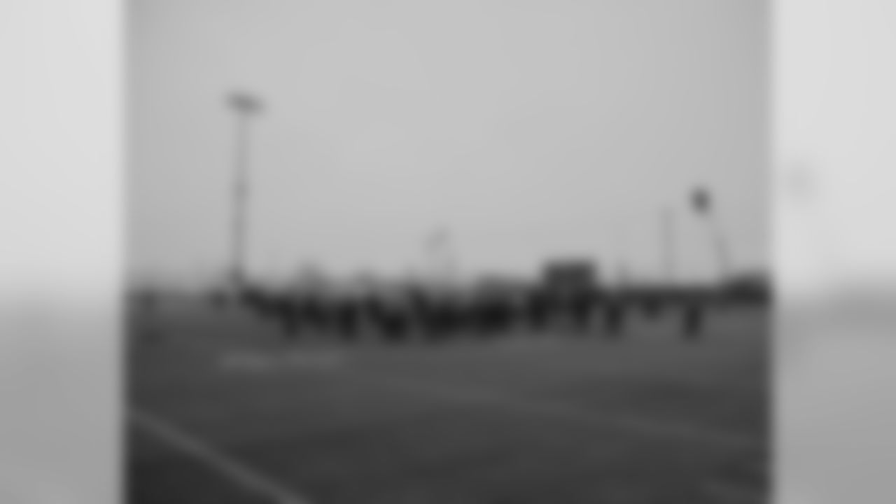 Packers Practice Outside At Nitschke Field