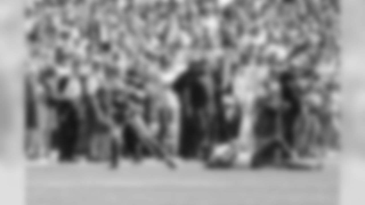 Green Bay Packers against the Minnesota Vikings during Sunday's game at Lambeau Field.