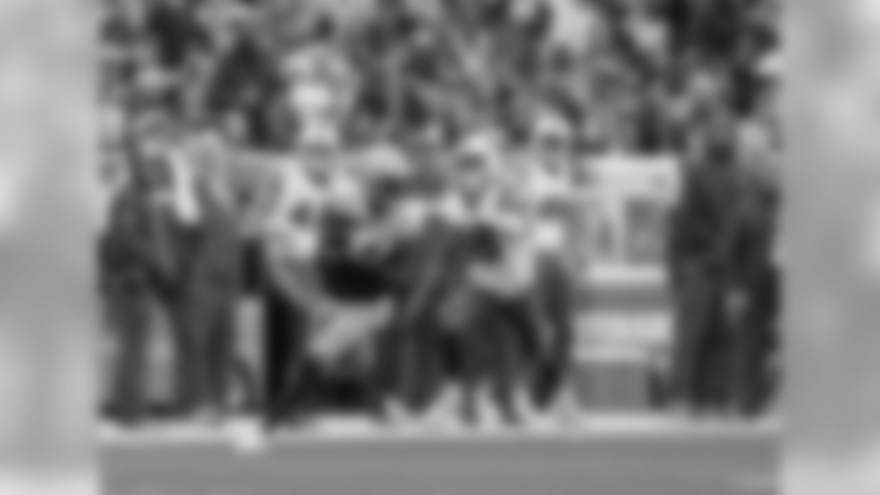 Green Bay Packers against the Buffalo Bills during Sunday's game at Lambeau Field.