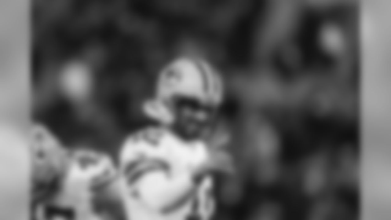 Green Bay Packers quarterback Aaron Rodgers (12) reacts prior to an NFL football game against the Chicago Bears on Thursday, Oct. 20, 2016, in Green Bay, Wis. Green Bay won 26-10.