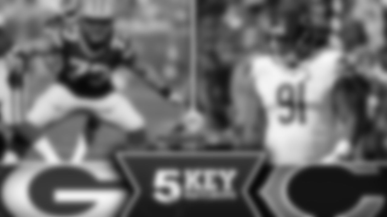 JC Tretter vs. Eddie Goldman – Tretter played well at center in place of Corey Linsley against the Vikings, and while at the time of this posting, Linsley hasn't been ruled out vs. the Bears, it may be tough for him to come back on a short week. Tretter held his own against Minnesota's Linval Joseph in the middle of the action last week, and Goldman is a rookie second-round pick with a lot of promise.