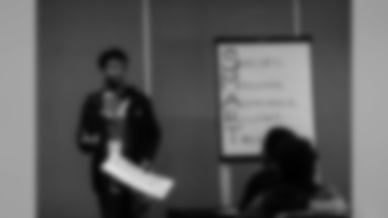 140 male middle school students heard from motivational speakers during the Empower event.