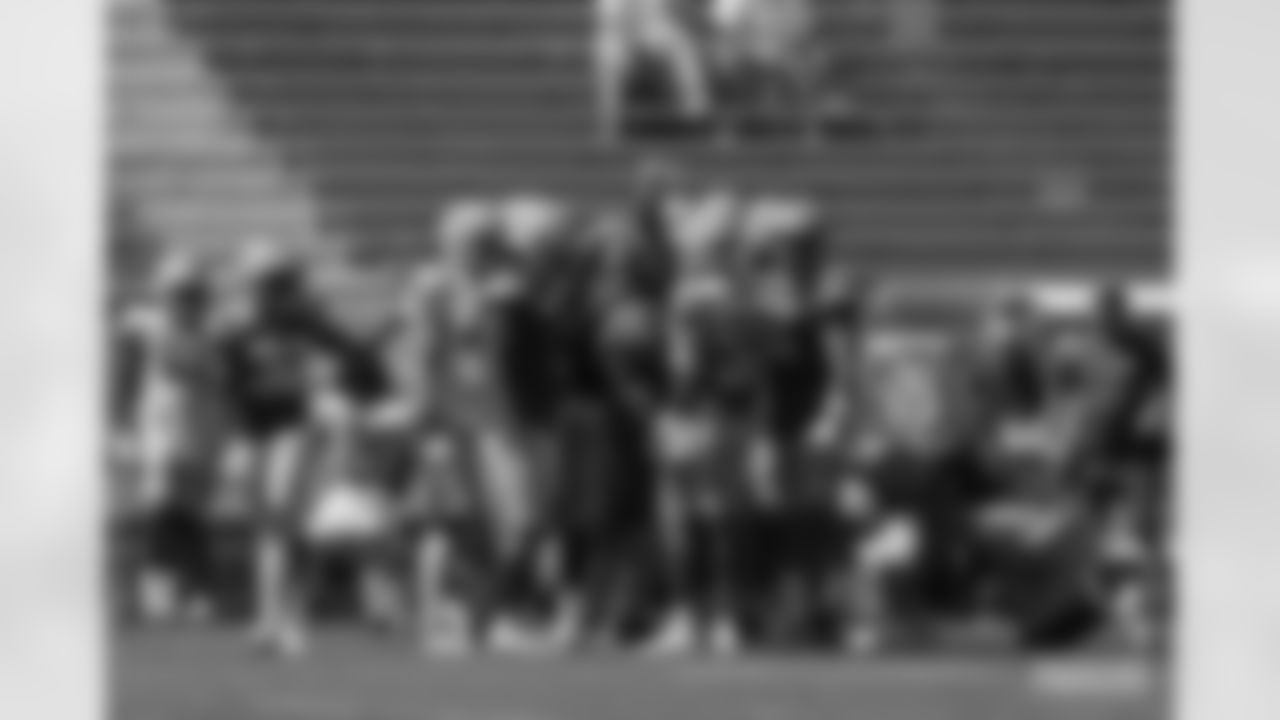 Special teams huddle