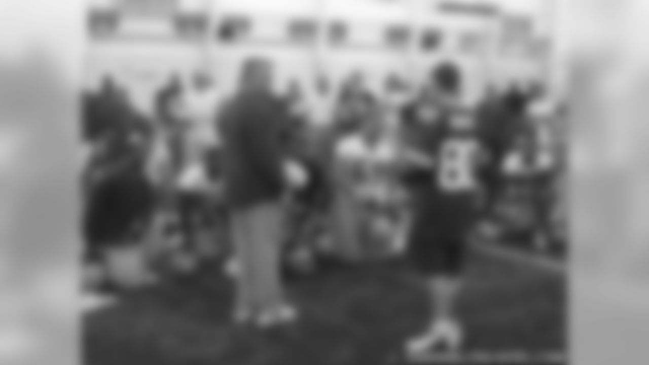 Sergeant Mike Cain Visits The Packers Mini-Camp