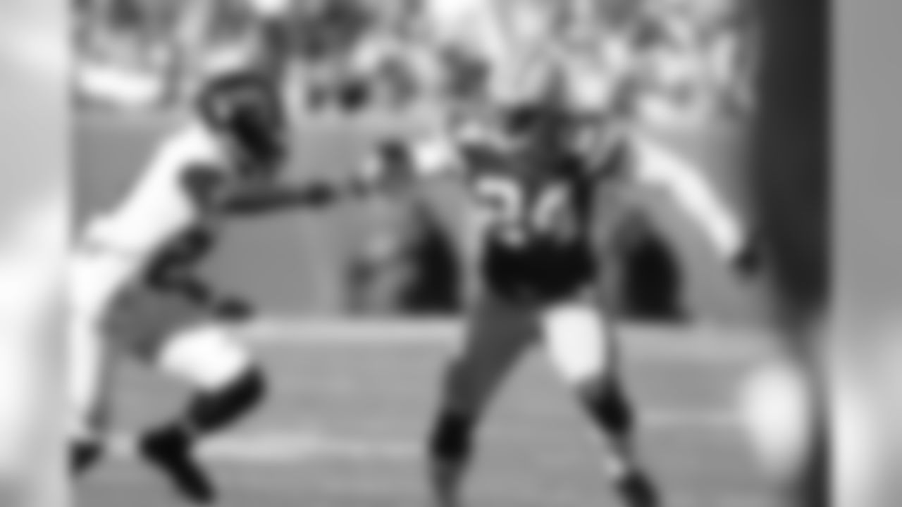 The defensive backs depth includes veteran special-teams ace Jarrett Bush.