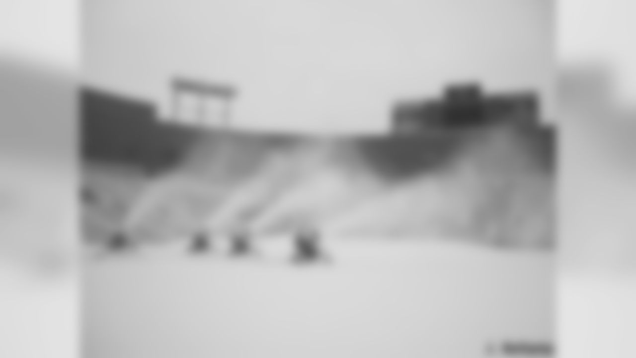 Lambeau Field Prepped For Snowmobile Event