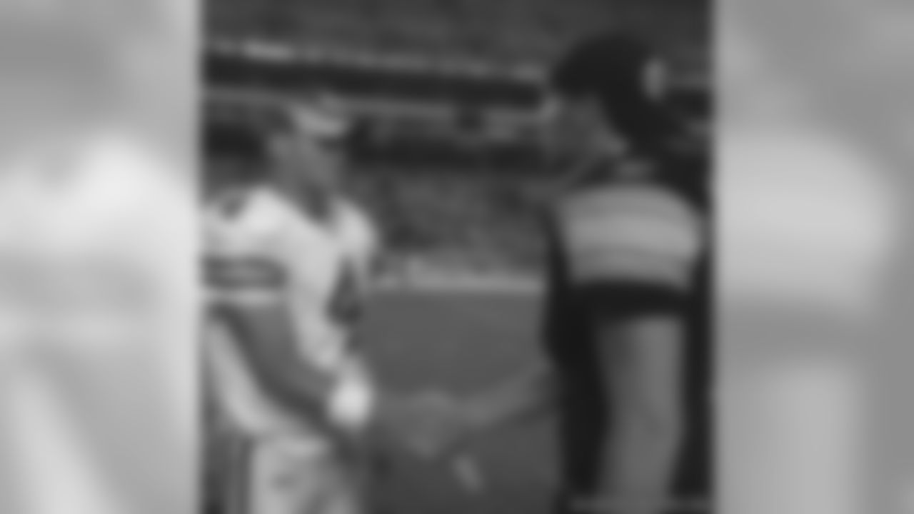 Brett Favre and Ben Roethlisberger