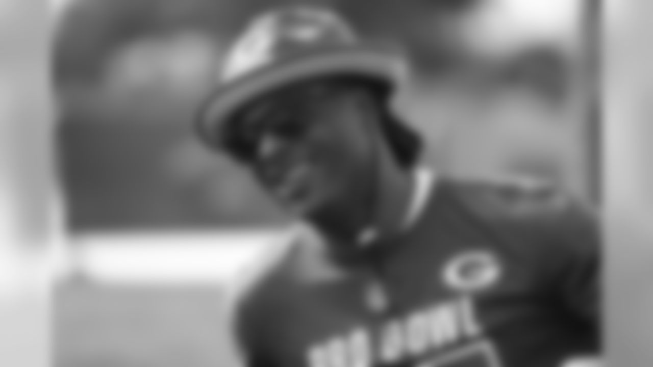 Green Bay Packers wide receiver Davante Adams (17) is seen during practice for the 2019 Pro Bowl, Wednesday, Jan. 23, 2019 in Orlando, Fla. (Ben Liebenberg/NFL)