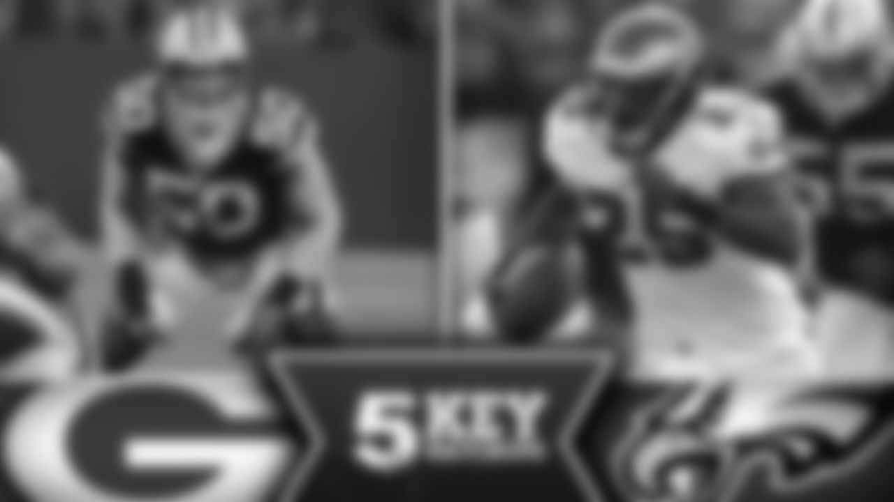 McCoy isn't a pounder. He's a back the Eagles try to get out in space against linebackers, both in the running game and in the passing game. He's good at making linebackers miss. The Packers linebackers must tackle well for the Packers to win this game.