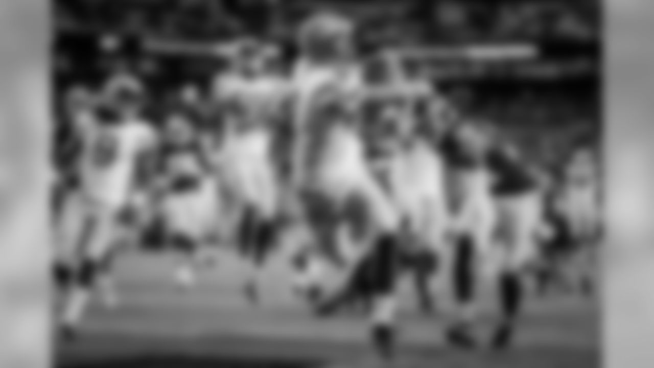 Hill, rushed a touchdown during the preseason matchup against the Washington Redskins. He took off up the middle and raced 23 yards for the go-ahead touchdown in the fourth quarter.