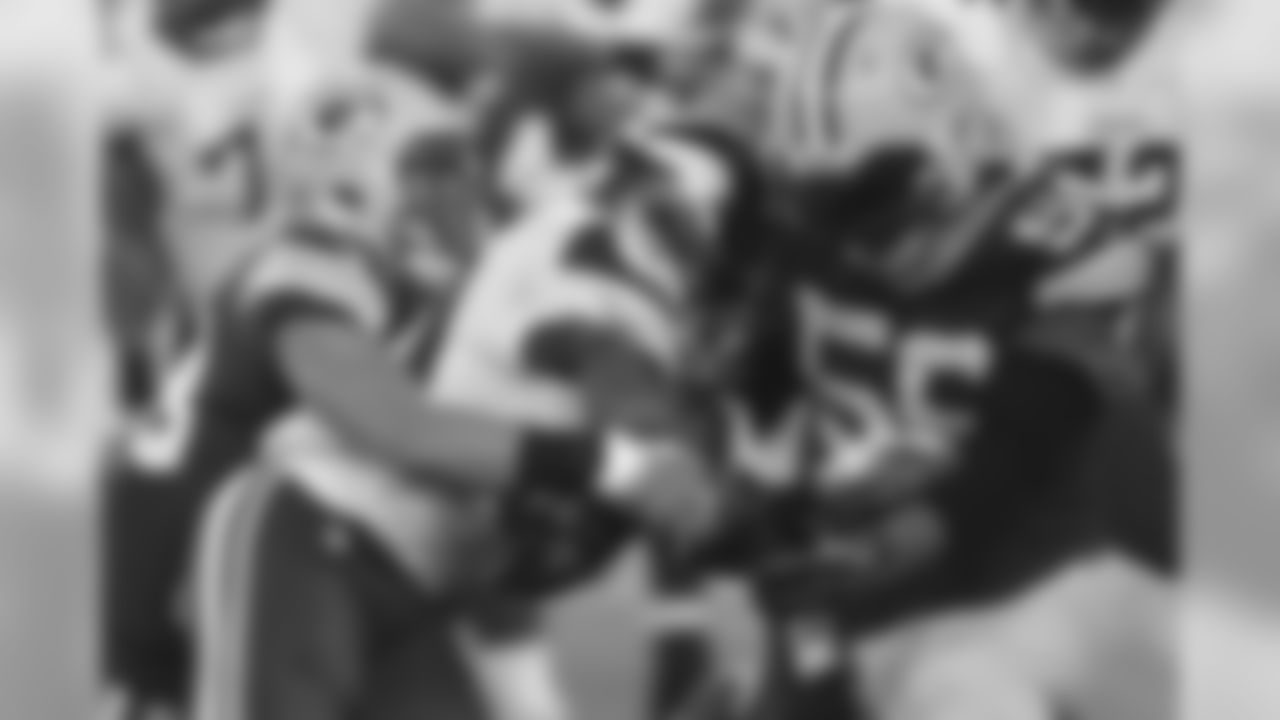 Peppers ranks No. 3 in the league in sacks (125.5) and No. 3 in forced fumbles(43) since entering the NFL in 2002. His sack total ranks No. 16 in NFL history (since 1982).