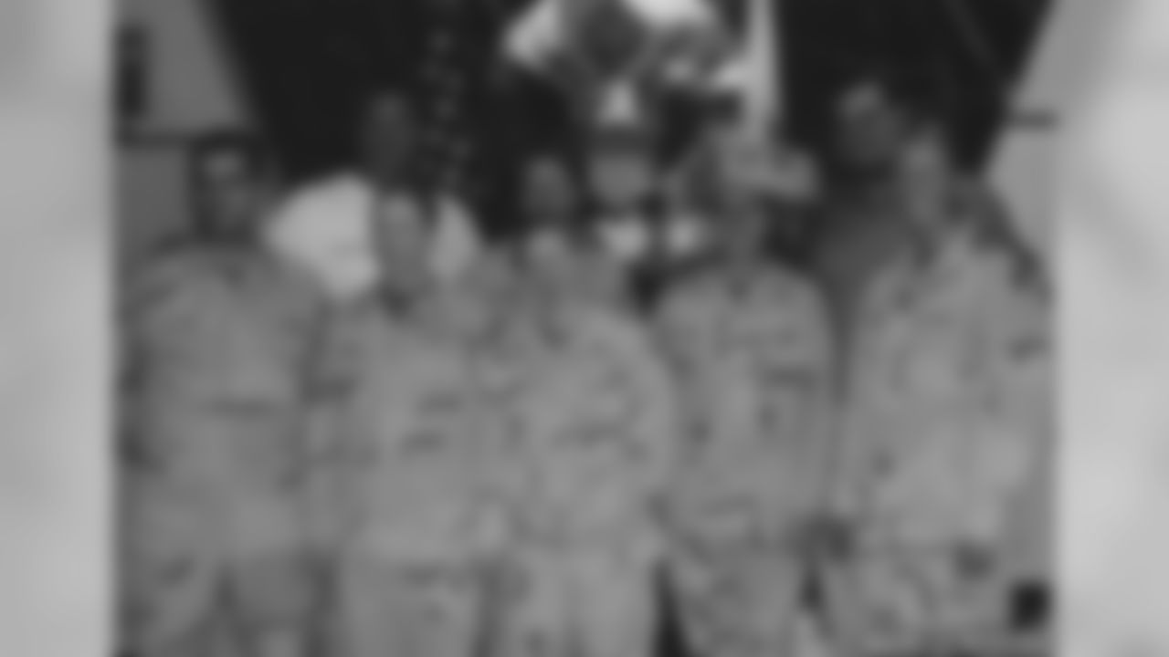 Rivera Visits Troops In Middle East