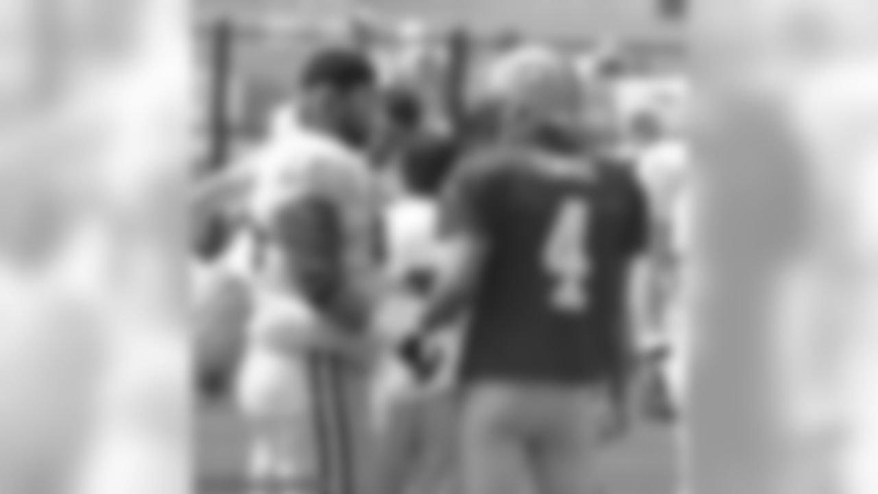 Mark Tauscher and Brett Favre