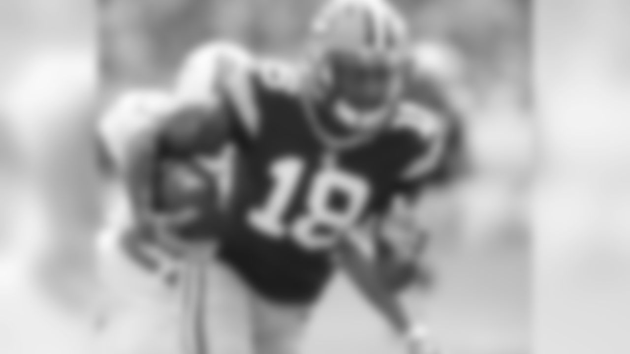 Selected to the 2015 Pro Bowl after a 91-catch, 12-TD season. Set a franchise single-season record with a league-high 2,342 combined net yards in 2012.