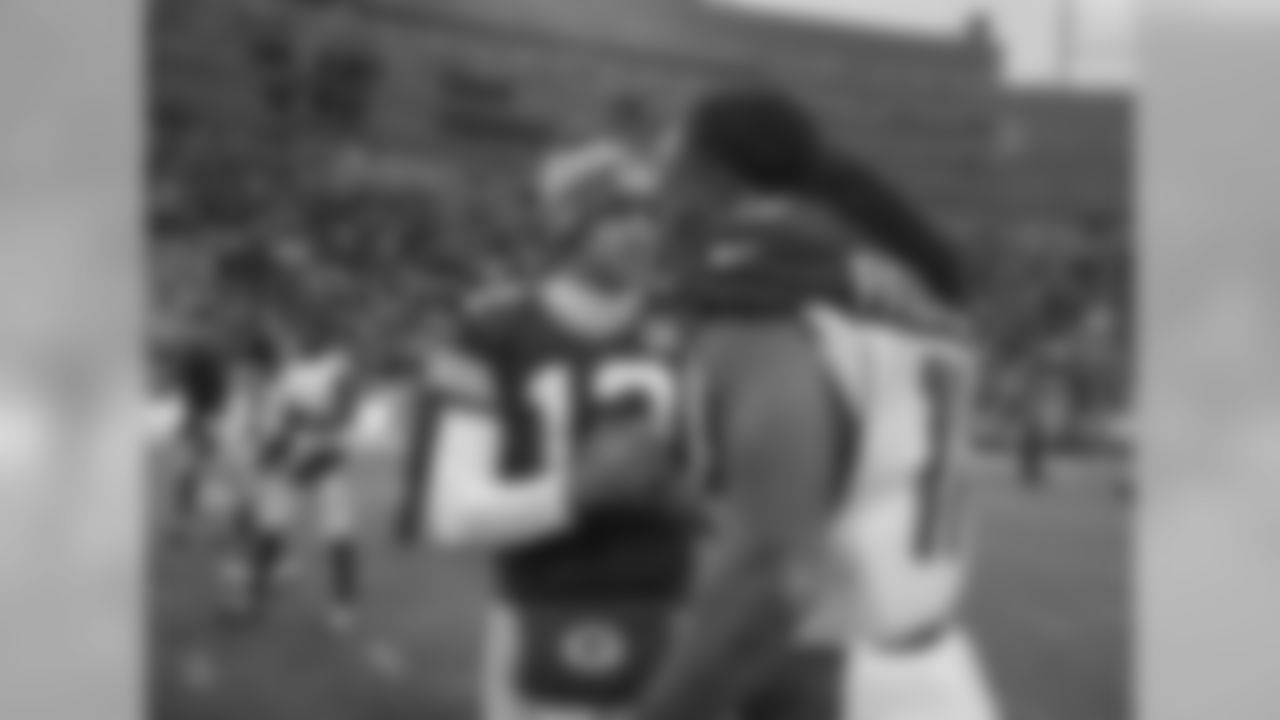 Green Bay Packers against the Arizona Cardinals during Sunday's game at Lambeau Field.