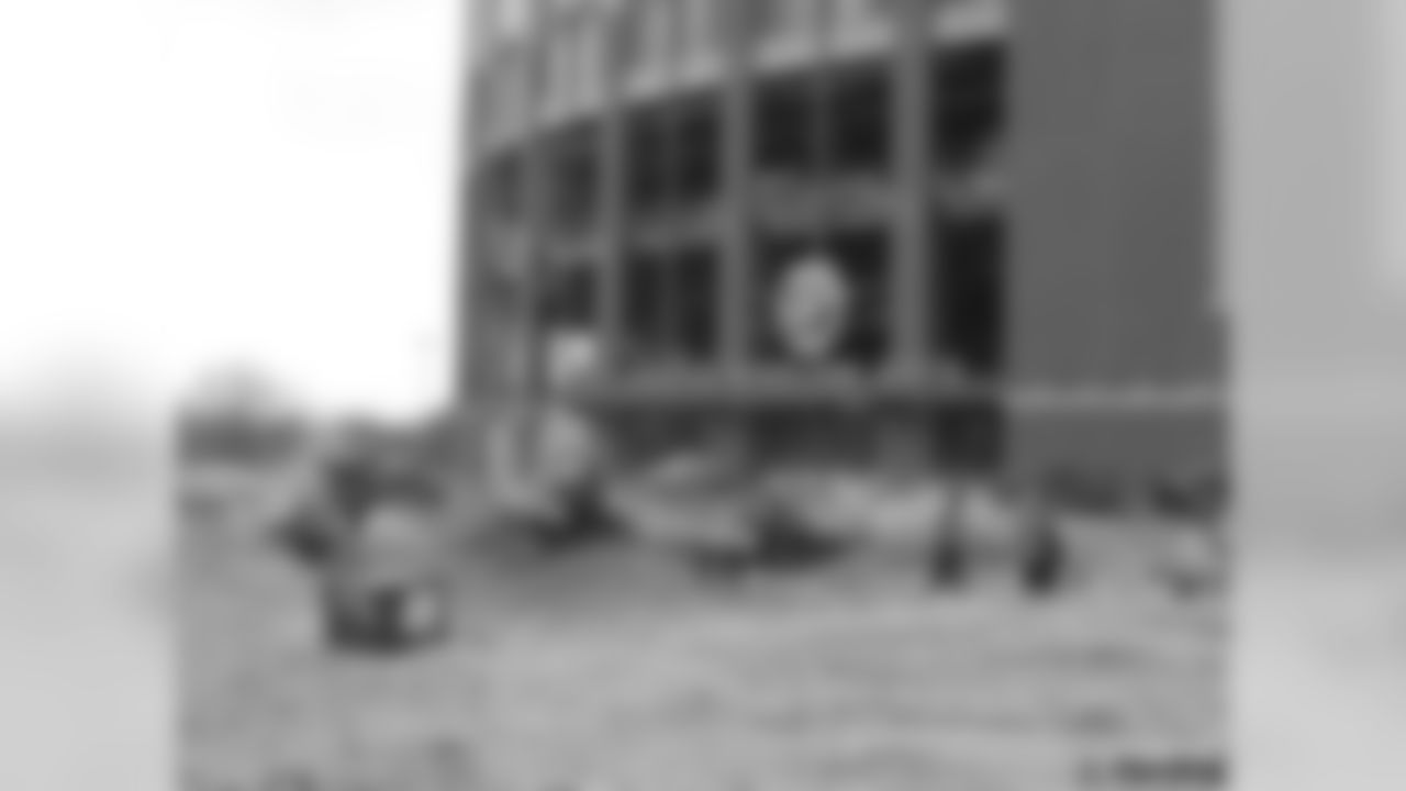 Snowmobiles Race At Lambeau Field