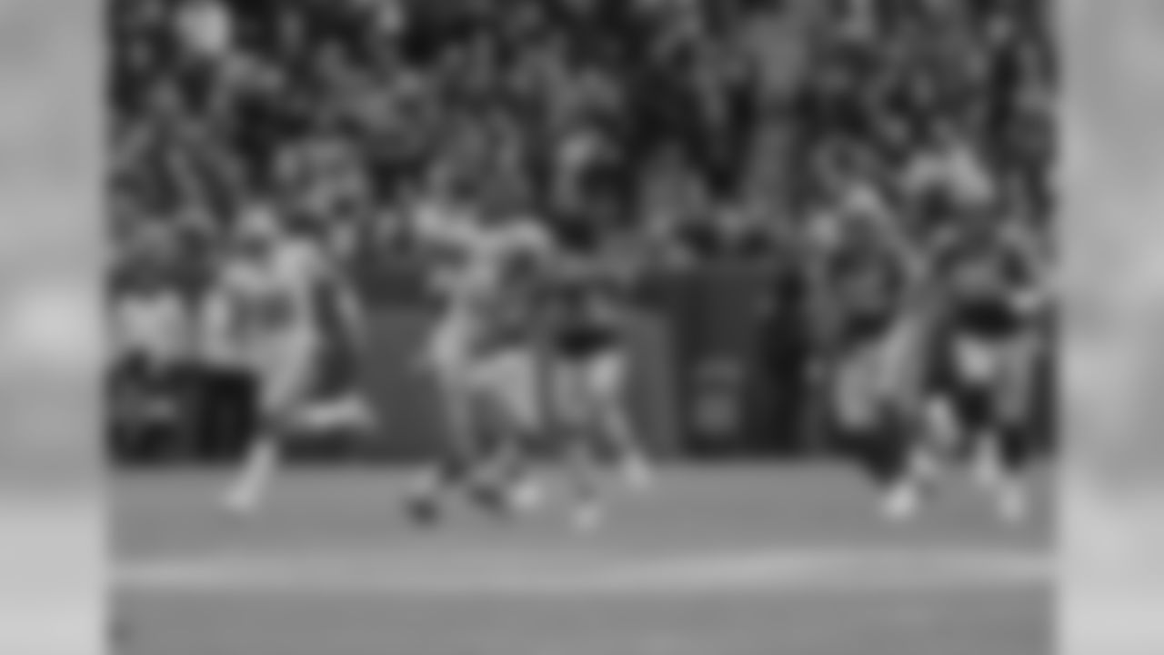 Green Bay Packers against the Detroit Lions during Sunday's game at Lambeau Field.