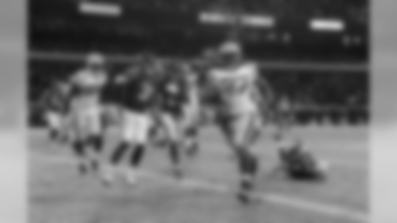 With 42 receptions in '14, he became just the fourth RB in franchise history to register 1,000-plus rushing yards/40-plus receptions in the same season.