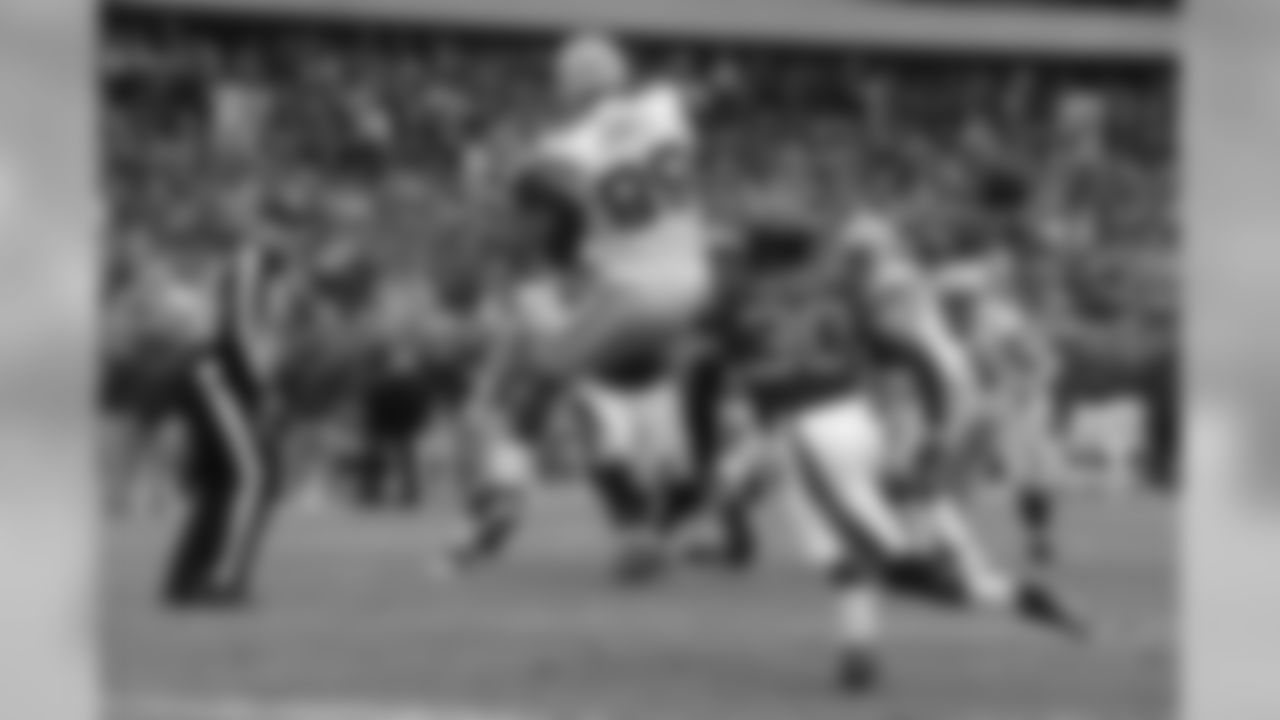 Jones' 14 TD catches led the league, and was within shouting distance of Sterling Sharpe's franchise record of 18, as was Nelson's 15 the year prior.
